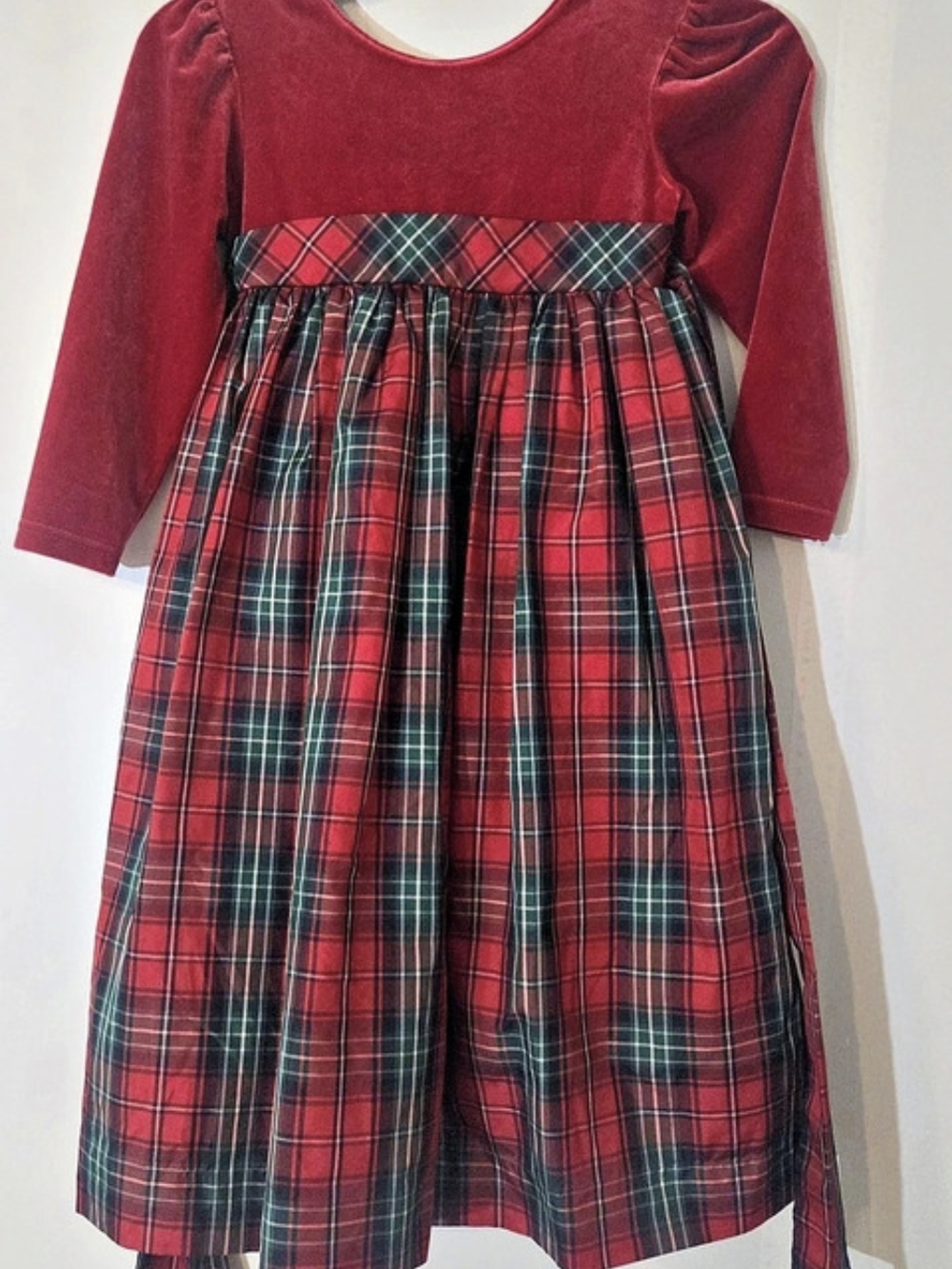 Heartstrings Girls Plaid Dress Size 6